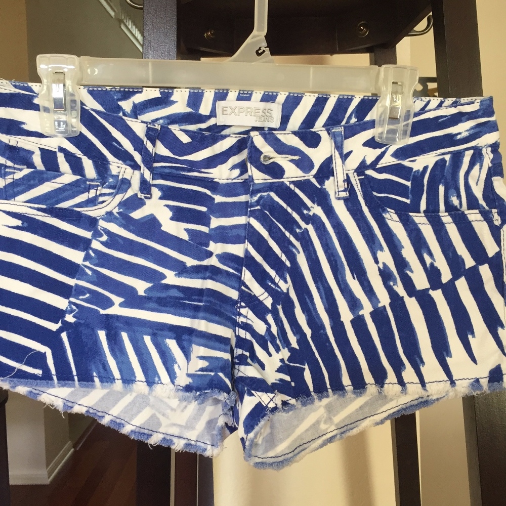 Tropical Striped Shorts